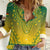 Personalized Ghana African Dashiki Women Casual Shirt - Wonder Print Shop