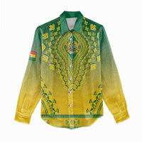 Personalized Ghana African Dashiki Women Casual Shirt - Wonder Print Shop