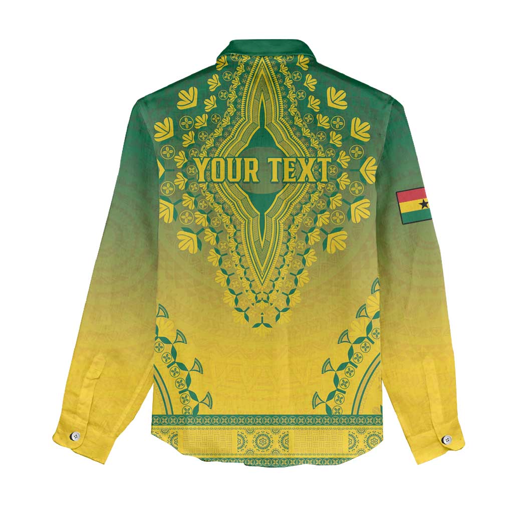 Personalized Ghana African Dashiki Women Casual Shirt - Wonder Print Shop