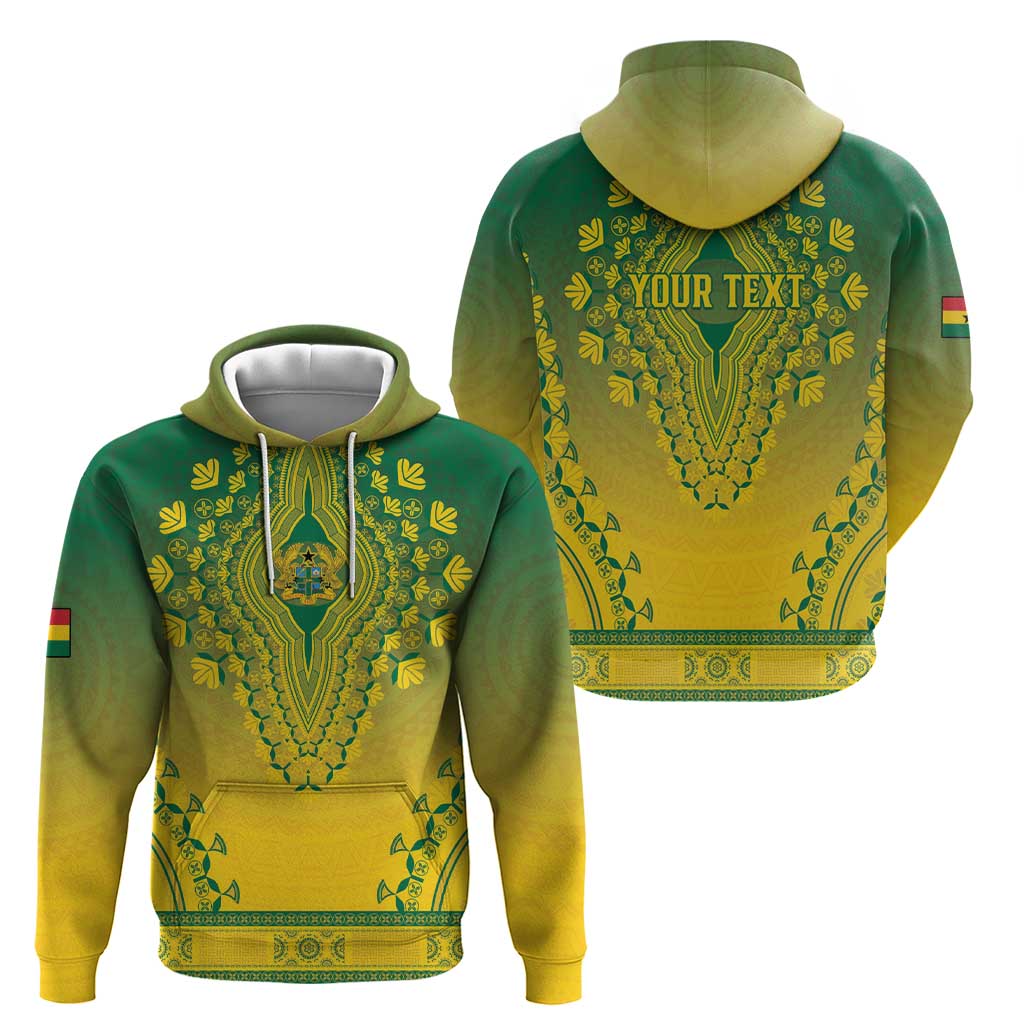 Personalized Ghana African Dashiki Zip Hoodie - Wonder Print Shop