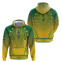 Personalized Ghana African Dashiki Zip Hoodie - Wonder Print Shop
