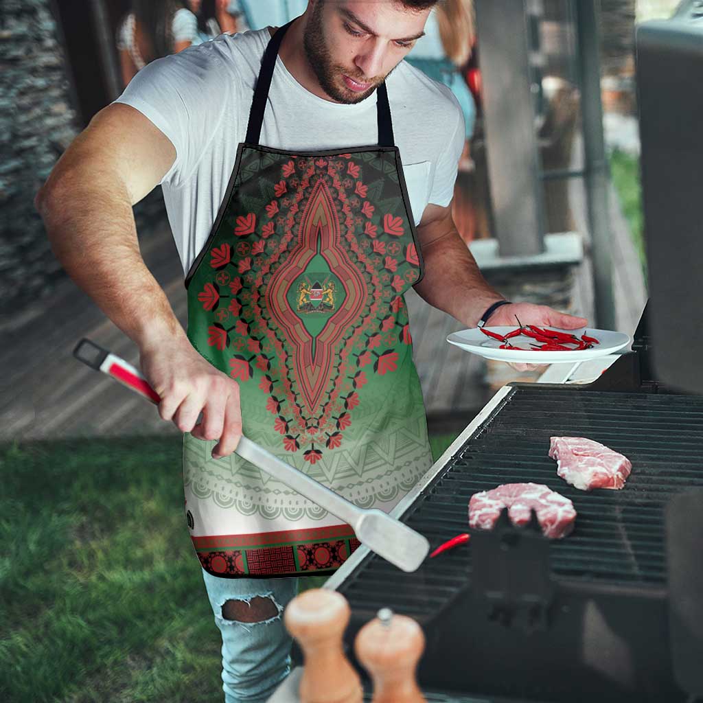 Kenya African Dashiki Apron - Wonder Print Shop