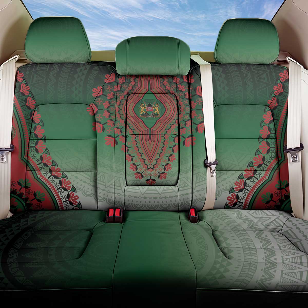 Kenya African Dashiki Back Car Seat Cover - Wonder Print Shop