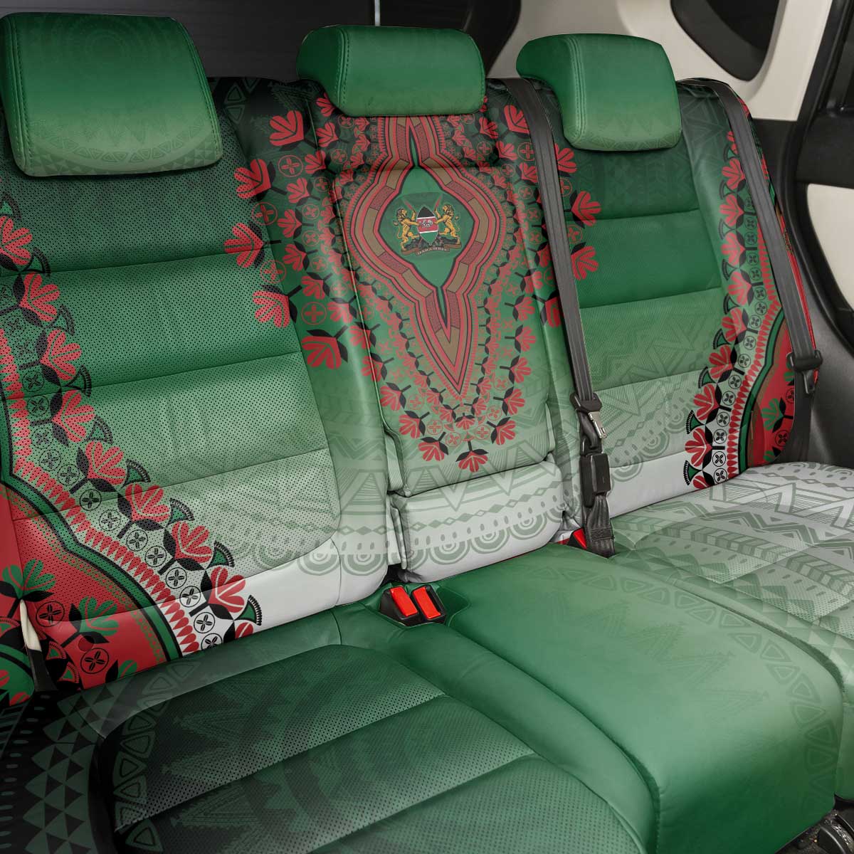 Kenya African Dashiki Back Car Seat Cover - Wonder Print Shop