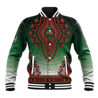 Personalized Kenya African Dashiki Baseball Jacket - Wonder Print Shop