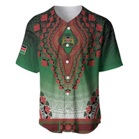 Personalized Kenya African Dashiki Baseball Jersey - Wonder Print Shop