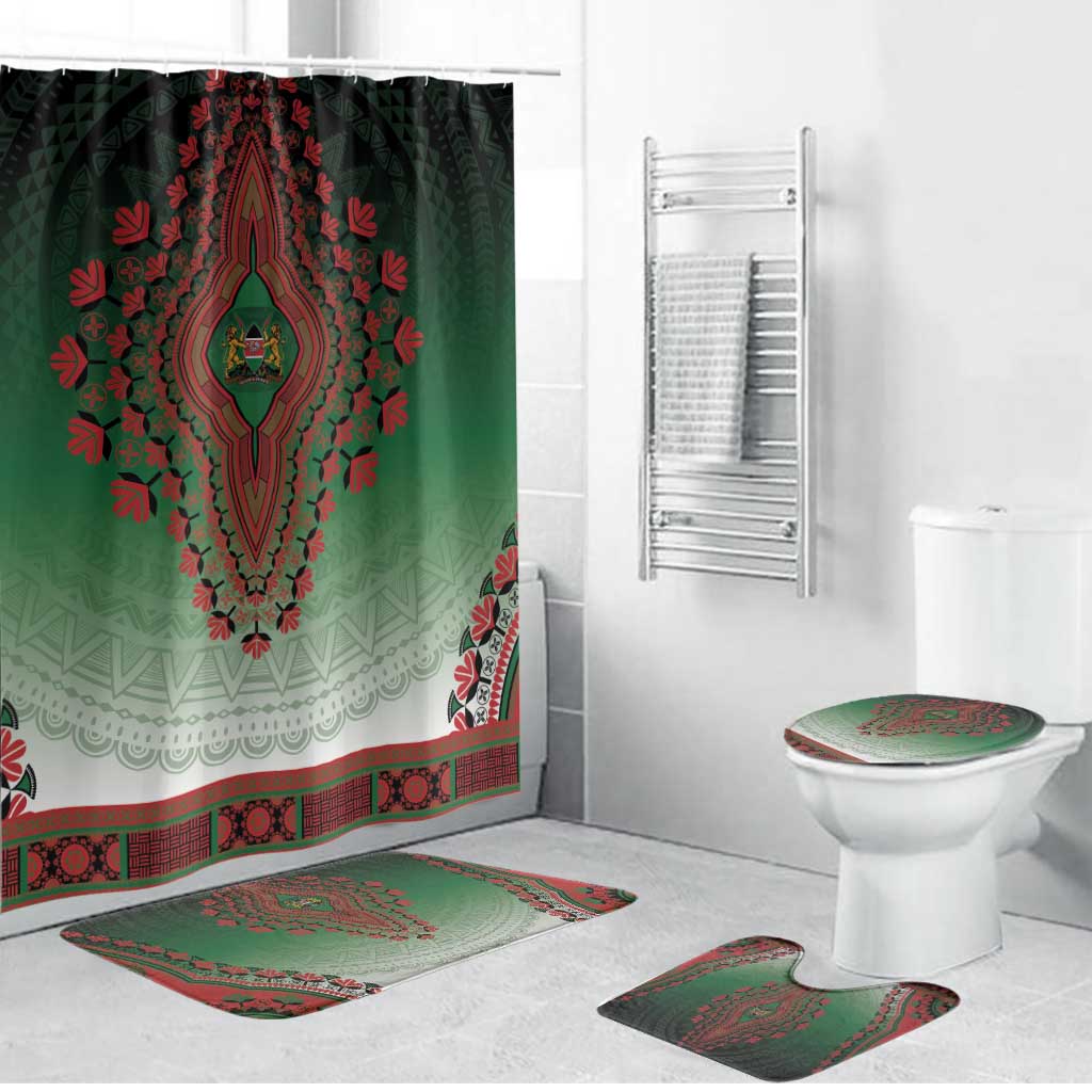 Kenya African Dashiki Bathroom Set - Wonder Print Shop
