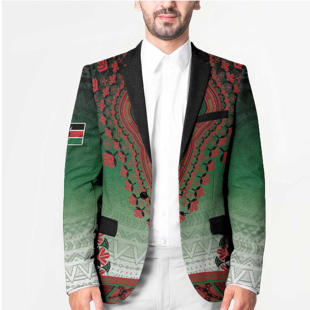 Personalized Kenya African Dashiki Blazer - Wonder Print Shop