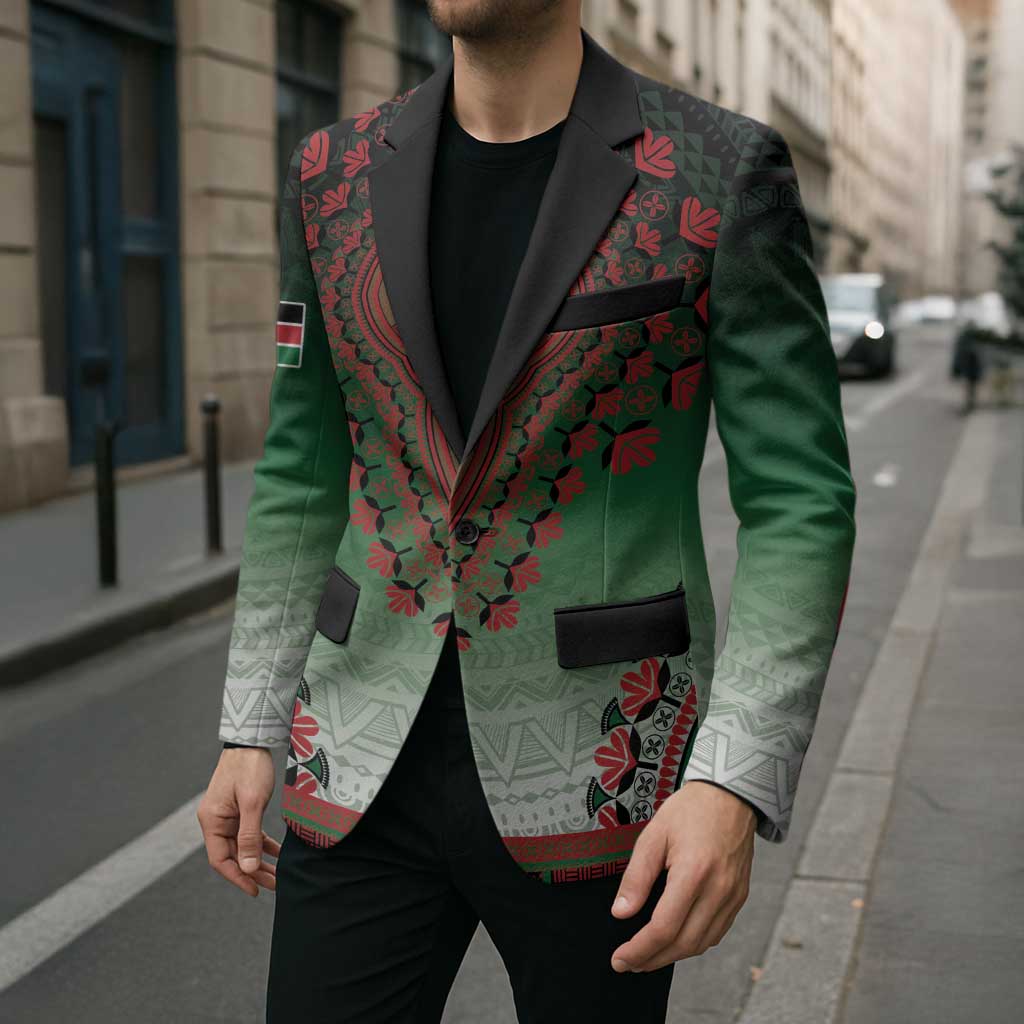 Personalized Kenya African Dashiki Blazer - Wonder Print Shop