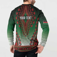Personalized Kenya African Dashiki Button Sweatshirt - Wonder Print Shop