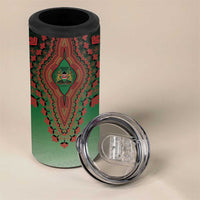 Personalized Kenya African Dashiki 4 in 1 Can Cooler Tumbler - Wonder Print Shop