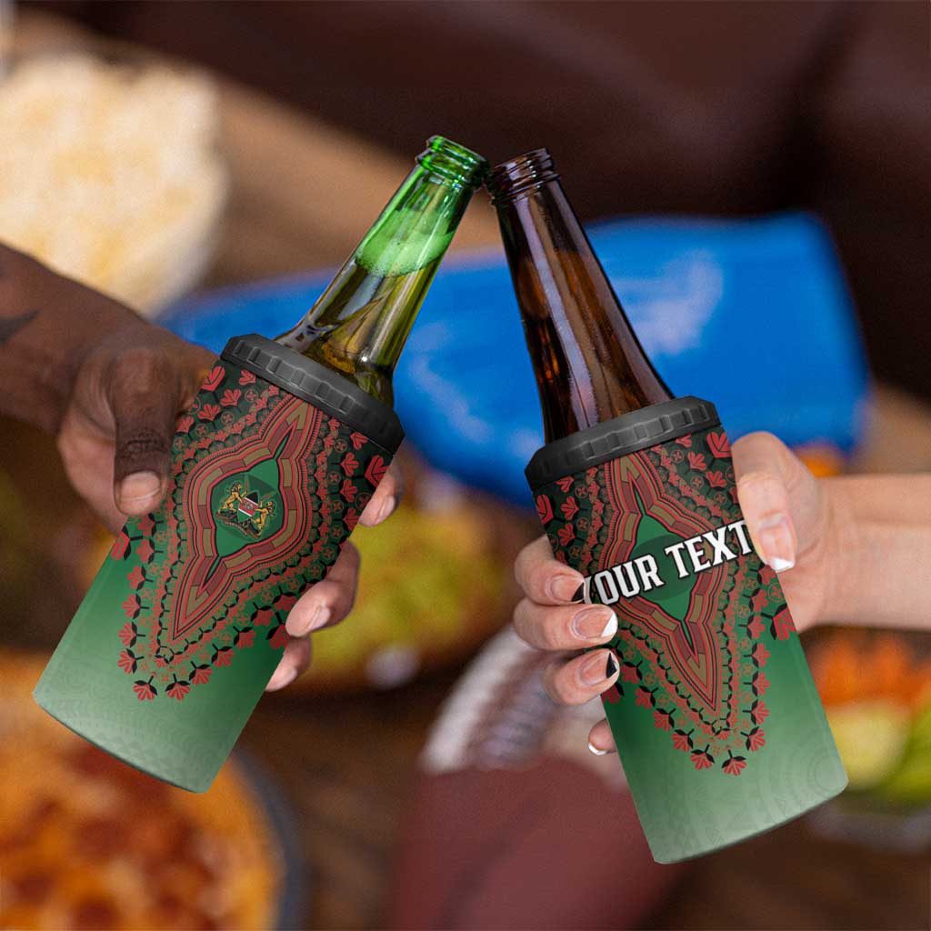 Personalized Kenya African Dashiki 4 in 1 Can Cooler Tumbler - Wonder Print Shop