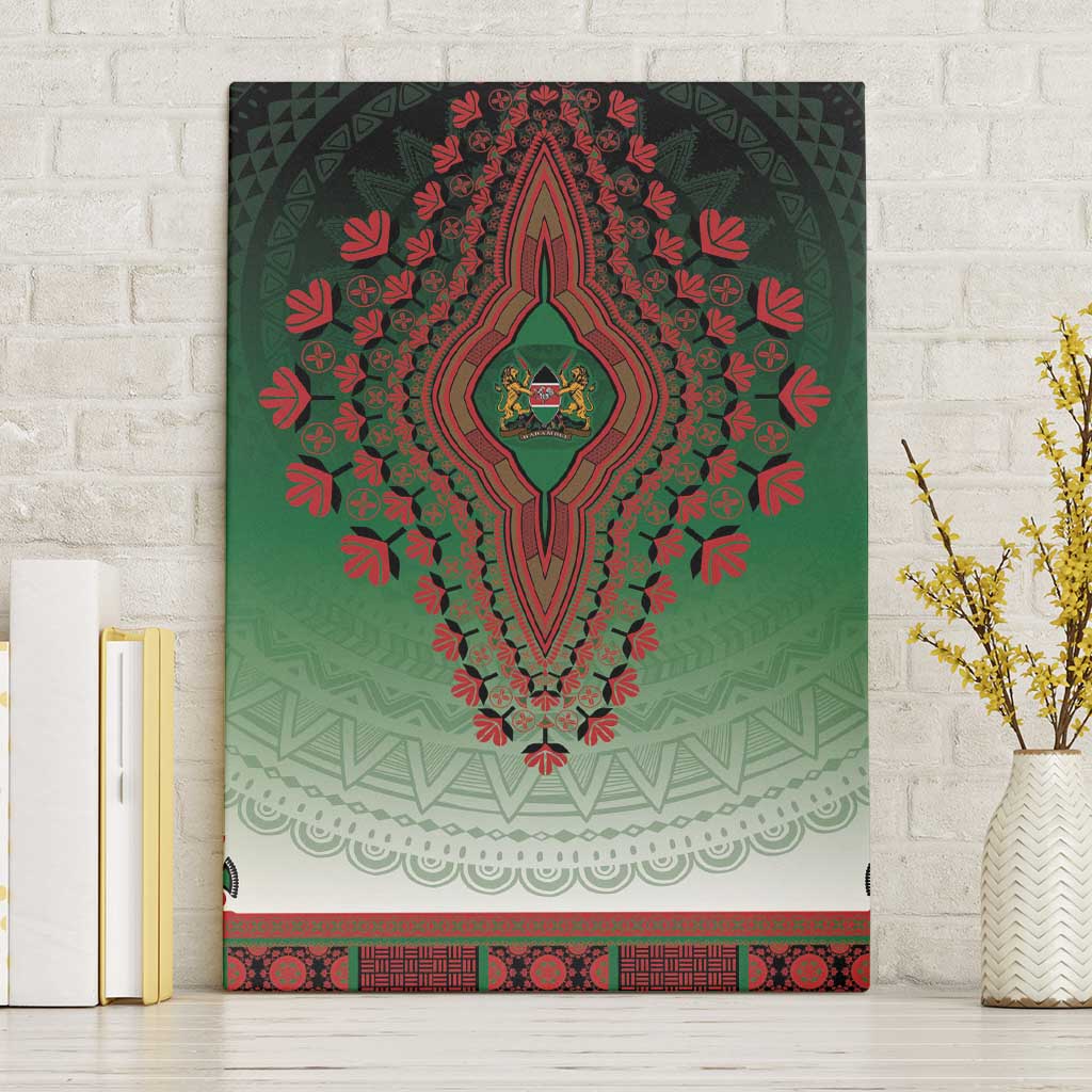 Kenya African Dashiki Canvas Wall Art - Wonder Print Shop