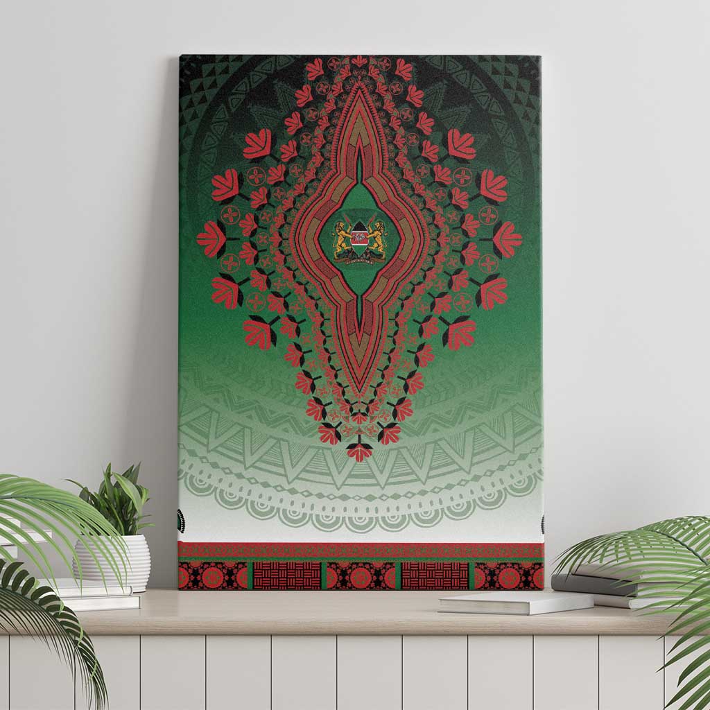 Kenya African Dashiki Canvas Wall Art - Wonder Print Shop