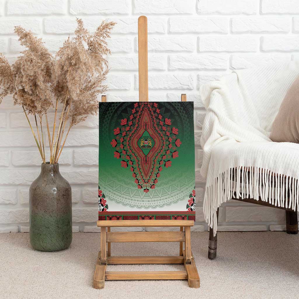 Kenya African Dashiki Canvas Wall Art - Wonder Print Shop