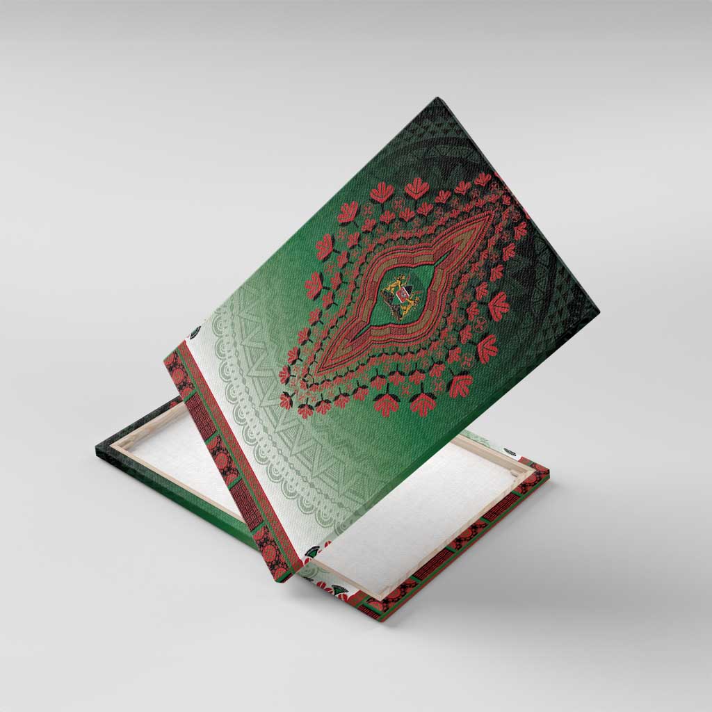 Kenya African Dashiki Canvas Wall Art - Wonder Print Shop