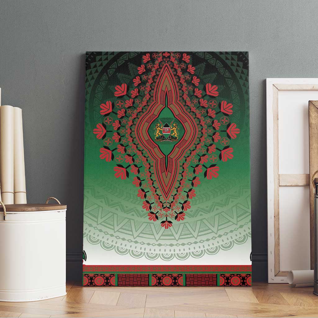 Kenya African Dashiki Canvas Wall Art - Wonder Print Shop