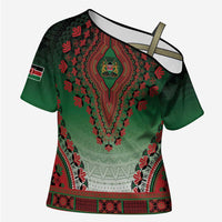 Personalized Kenya African Dashiki Cross Shoulder Shirt - Wonder Print Shop