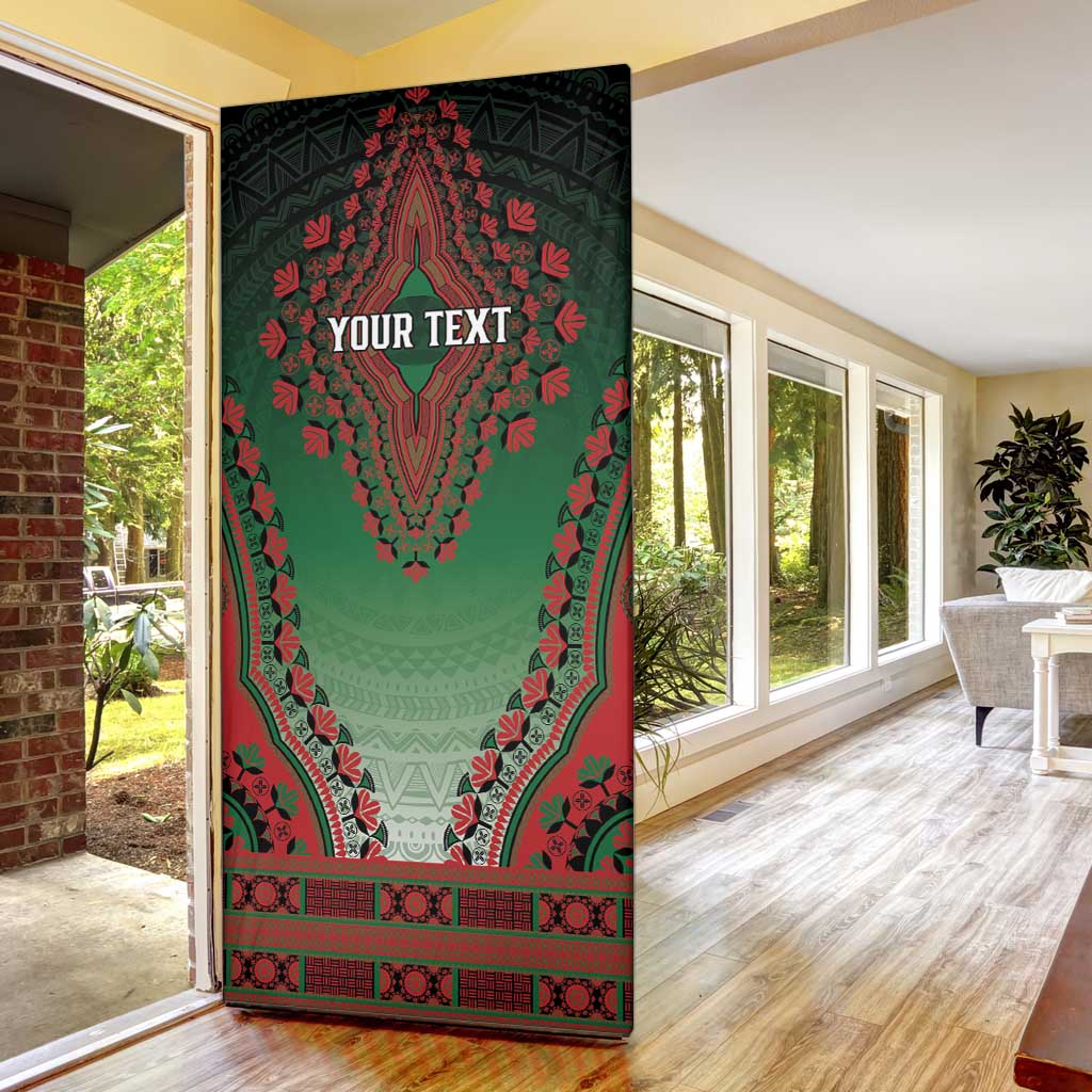 Personalized Kenya African Dashiki Door Cover - Wonder Print Shop