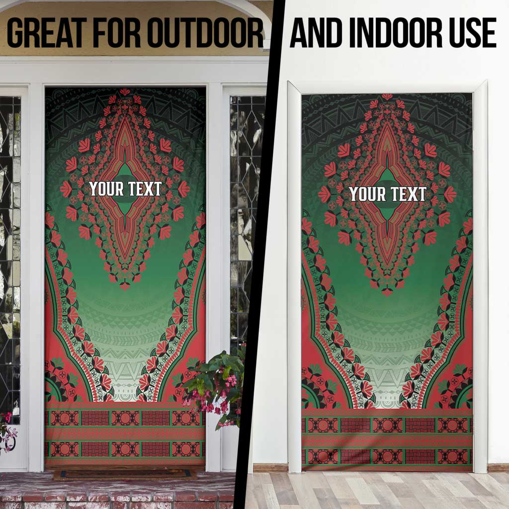 Personalized Kenya African Dashiki Door Cover - Wonder Print Shop