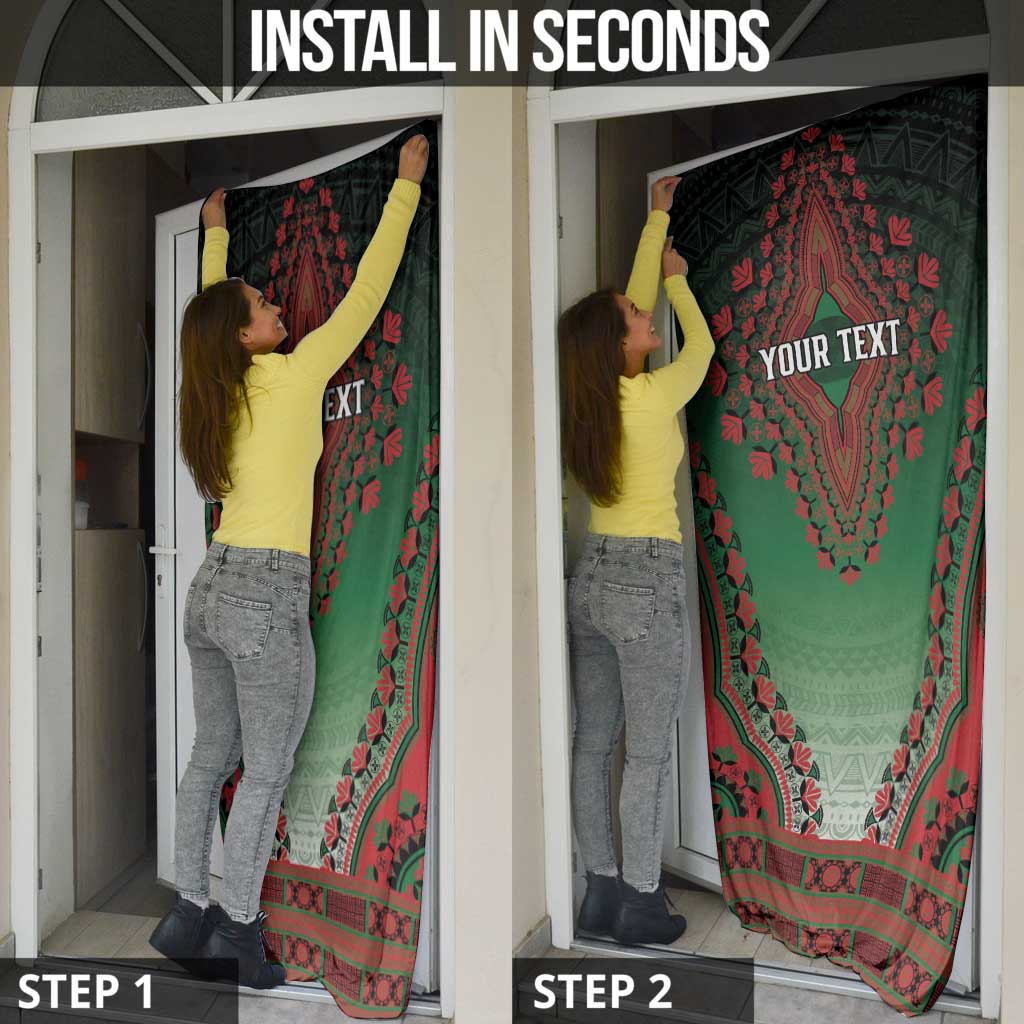 Personalized Kenya African Dashiki Door Cover - Wonder Print Shop
