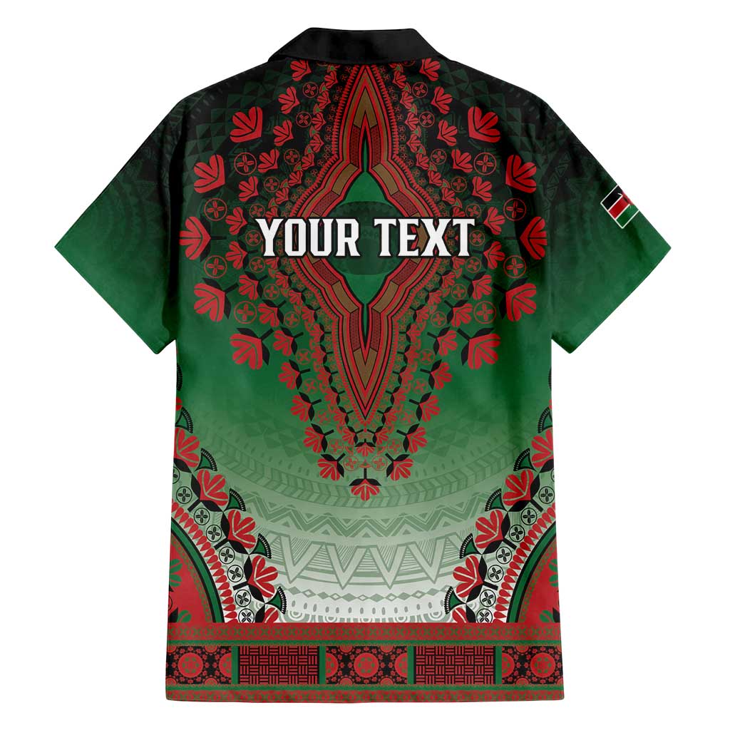 Personalized Kenya African Dashiki Family Matching Long Sleeve Bodycon Dress and Hawaiian Shirt - Wonder Print Shop
