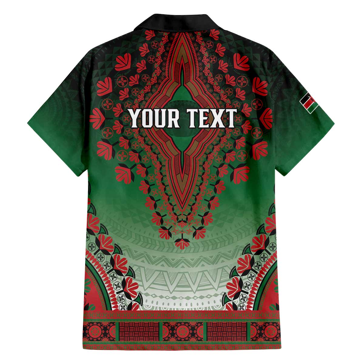 Personalized Kenya African Dashiki Family Matching Off The Shoulder Long Sleeve Dress and Hawaiian Shirt - Wonder Print Shop