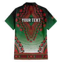 Personalized Kenya African Dashiki Family Matching Off Shoulder Short Dress and Hawaiian Shirt - Wonder Print Shop
