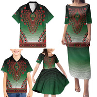 Personalized Kenya African Dashiki Family Matching Puletasi and Hawaiian Shirt - Wonder Print Shop