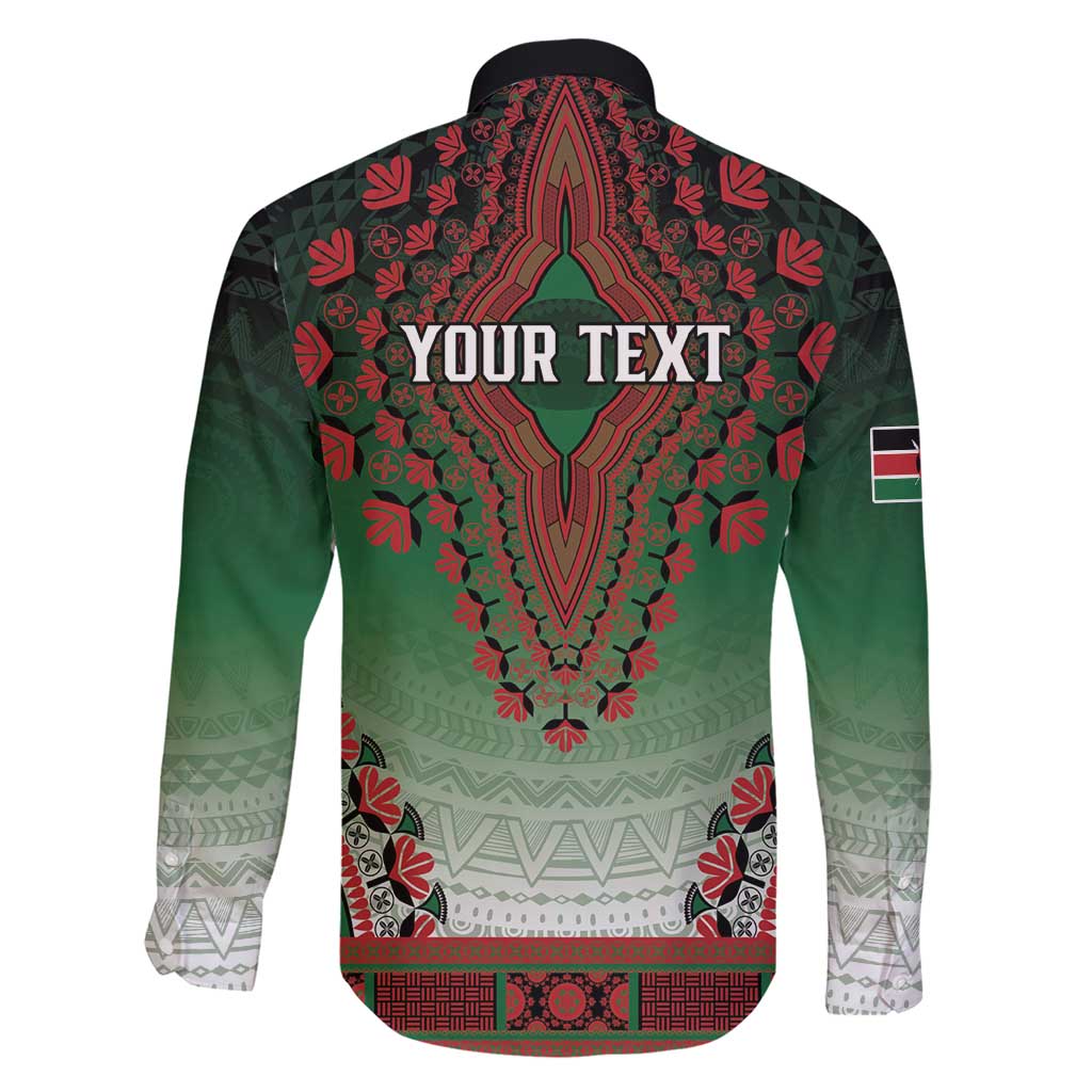 Personalized Kenya African Dashiki Family Matching Short Sleeve Bodycon Dress and Hawaiian Shirt - Wonder Print Shop
