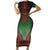 Personalized Kenya African Dashiki Family Matching Short Sleeve Bodycon Dress and Hawaiian Shirt - Wonder Print Shop