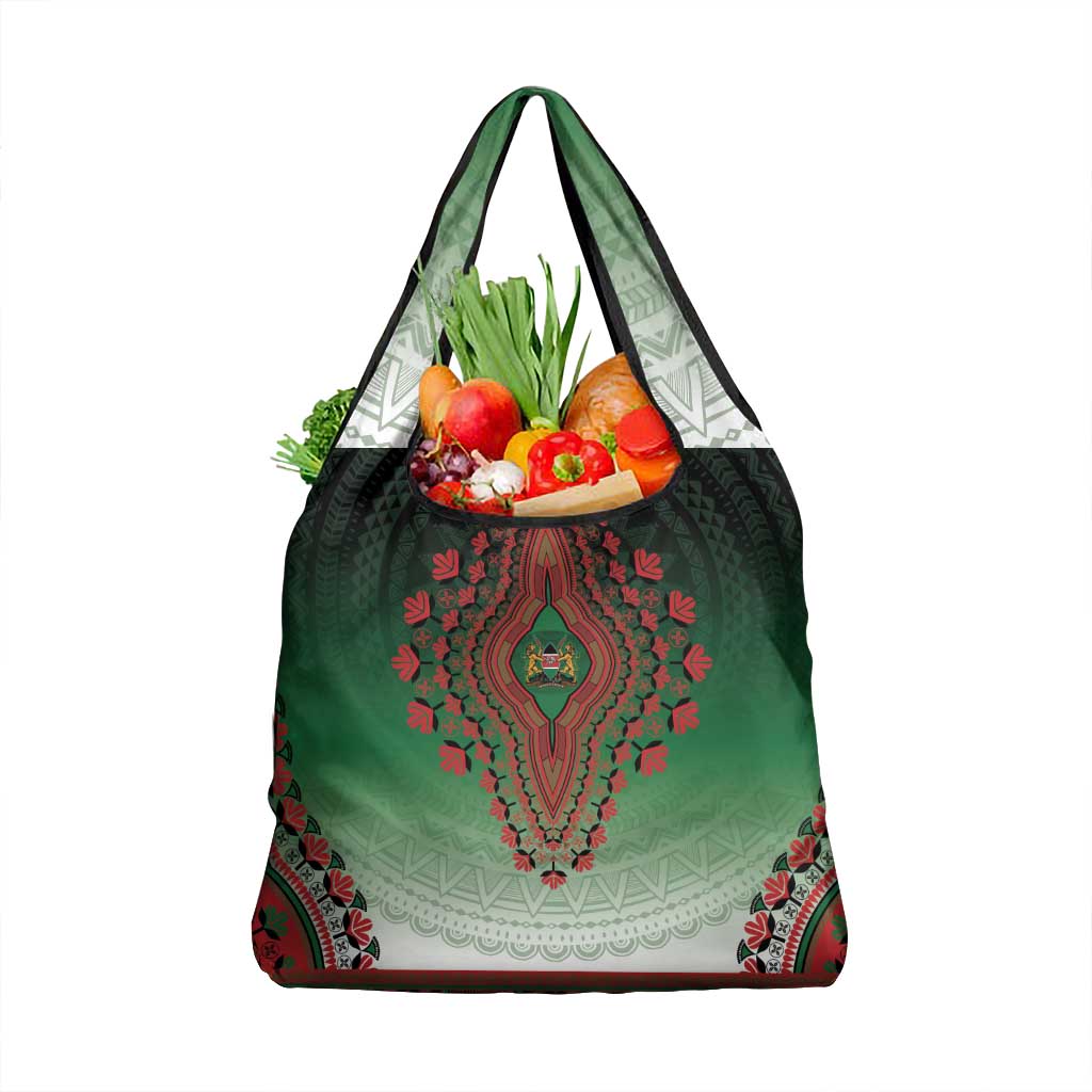 Kenya African Dashiki Grocery Bag - Wonder Print Shop