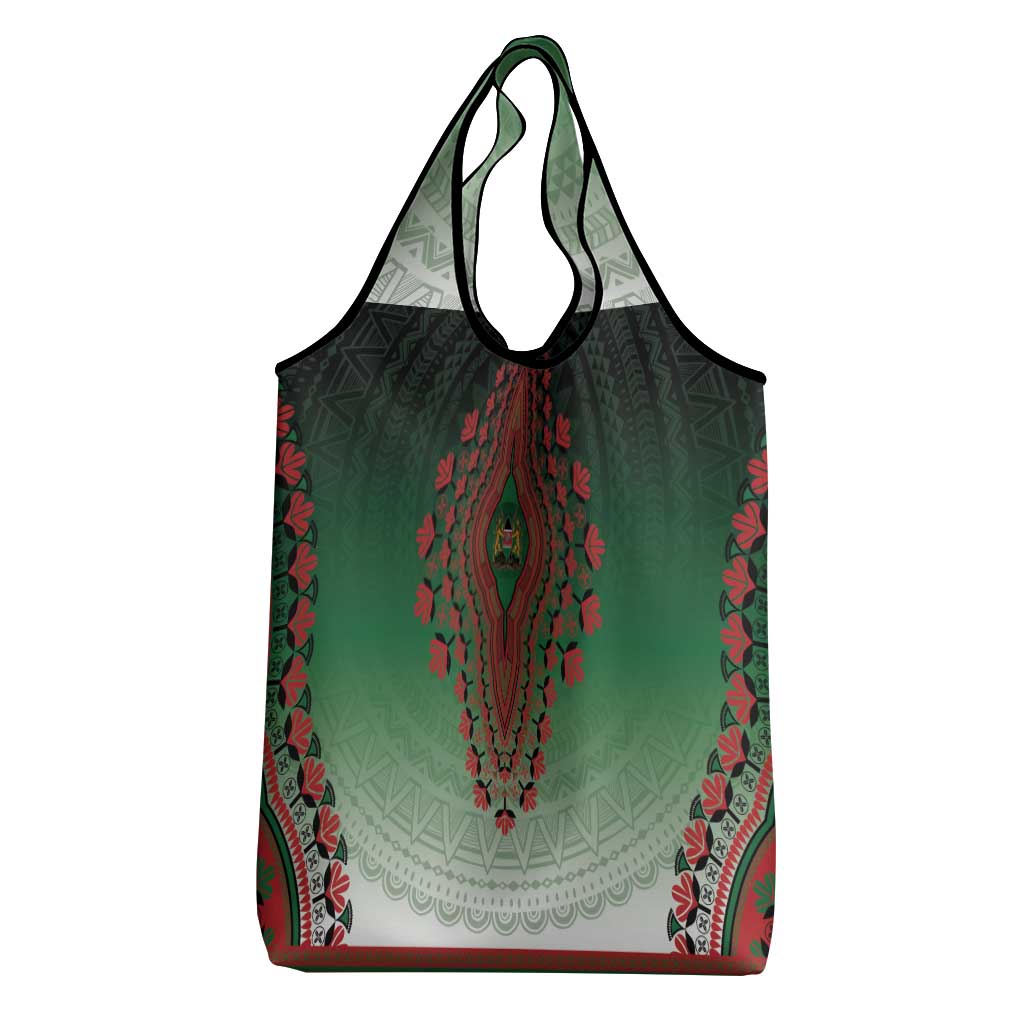 Kenya African Dashiki Grocery Bag - Wonder Print Shop
