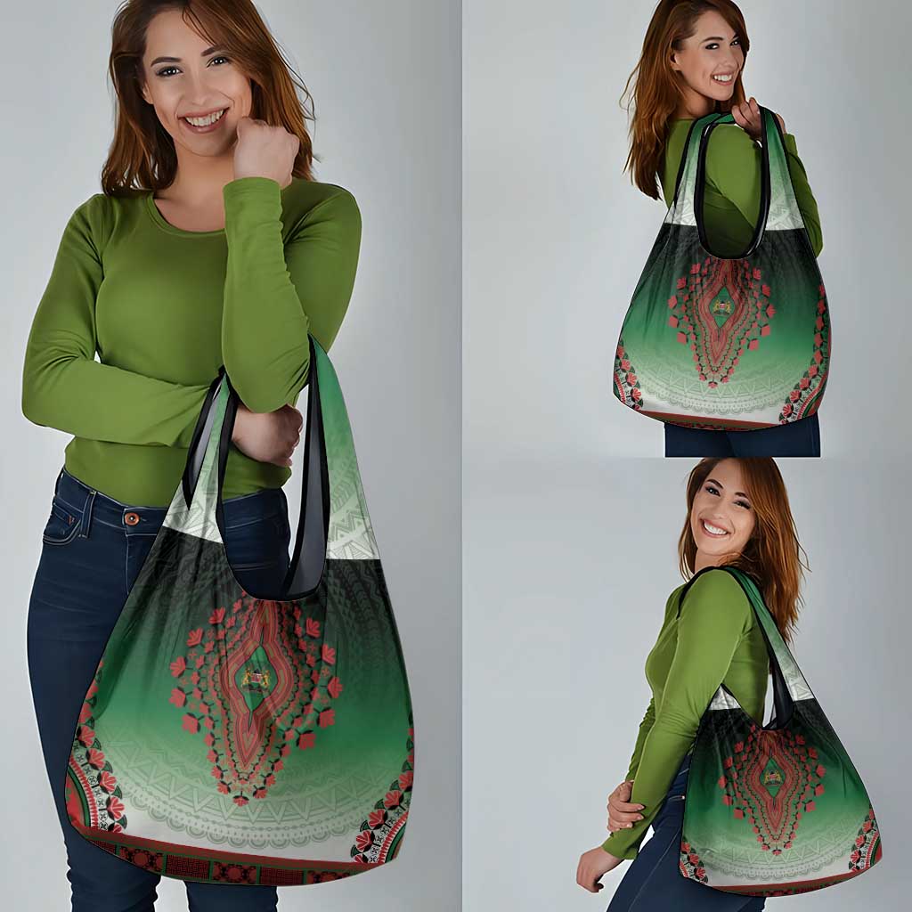 Kenya African Dashiki Grocery Bag - Wonder Print Shop
