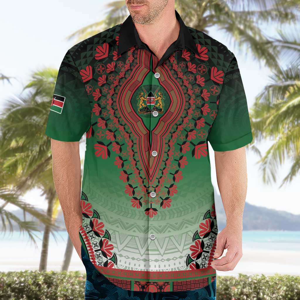 Personalized Kenya African Dashiki Hawaiian Shirt - Wonder Print Shop