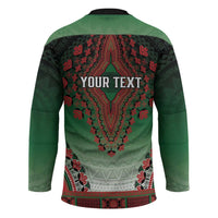 Personalized Kenya African Dashiki Hockey Jersey - Wonder Print Shop