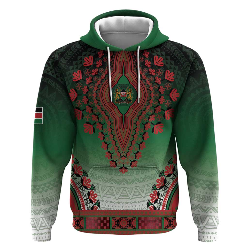 Personalized Kenya African Dashiki Hoodie - Wonder Print Shop