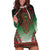 Personalized Kenya African Dashiki Hoodie Dress - Wonder Print Shop