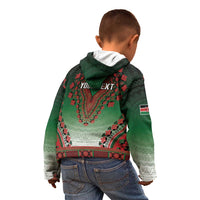 Personalized Kenya African Dashiki Kid Hoodie - Wonder Print Shop