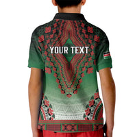 Personalized Kenya African Dashiki Kid Polo Shirt - Wonder Print Shop
