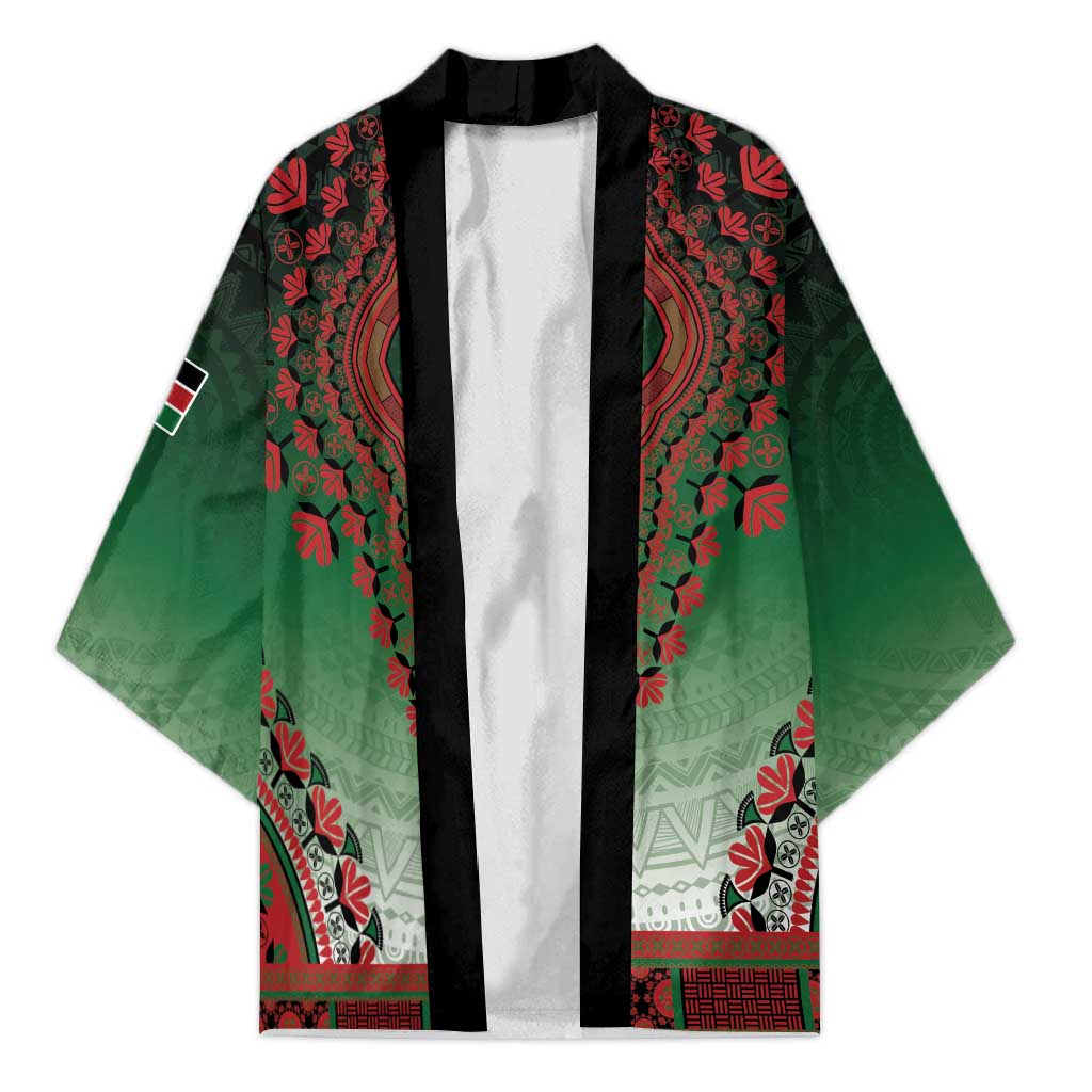 Personalized Kenya African Dashiki Kimono - Wonder Print Shop