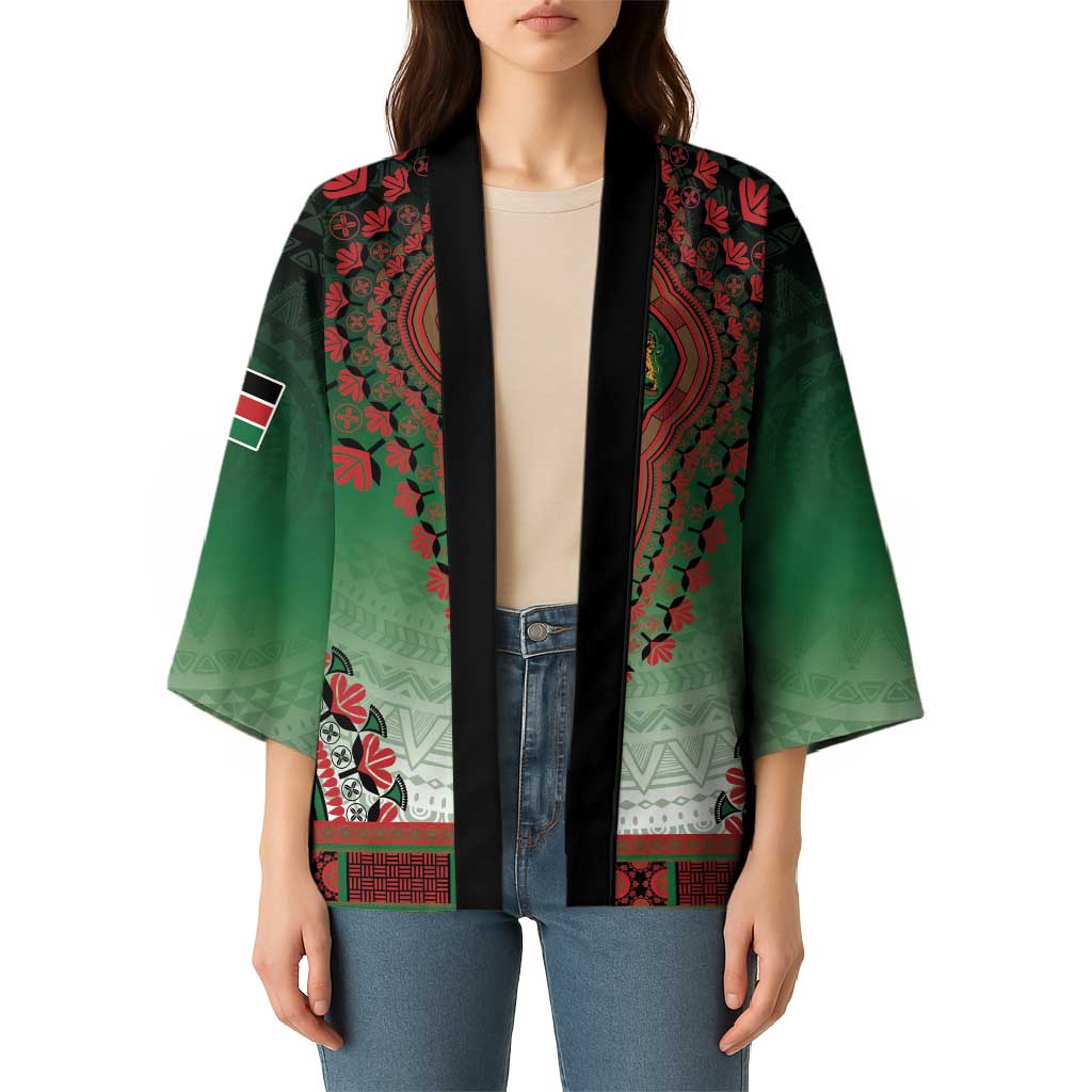 Personalized Kenya African Dashiki Kimono - Wonder Print Shop