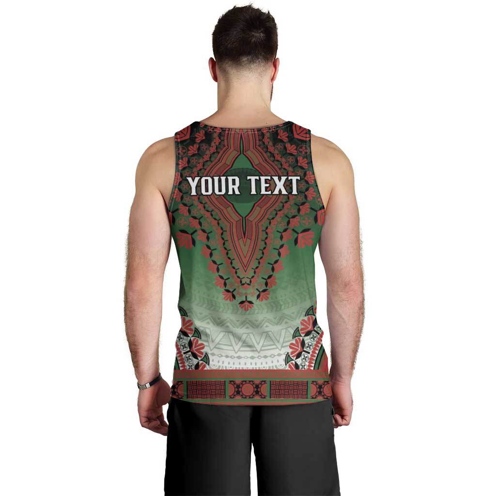 Personalized Kenya African Dashiki Men Tank Top - Wonder Print Shop