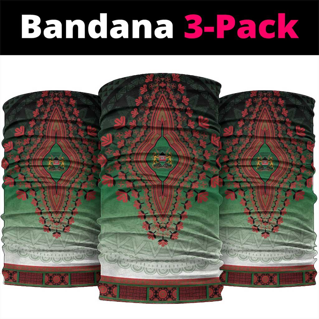 Kenya African Dashiki Neck Gaiter - Wonder Print Shop