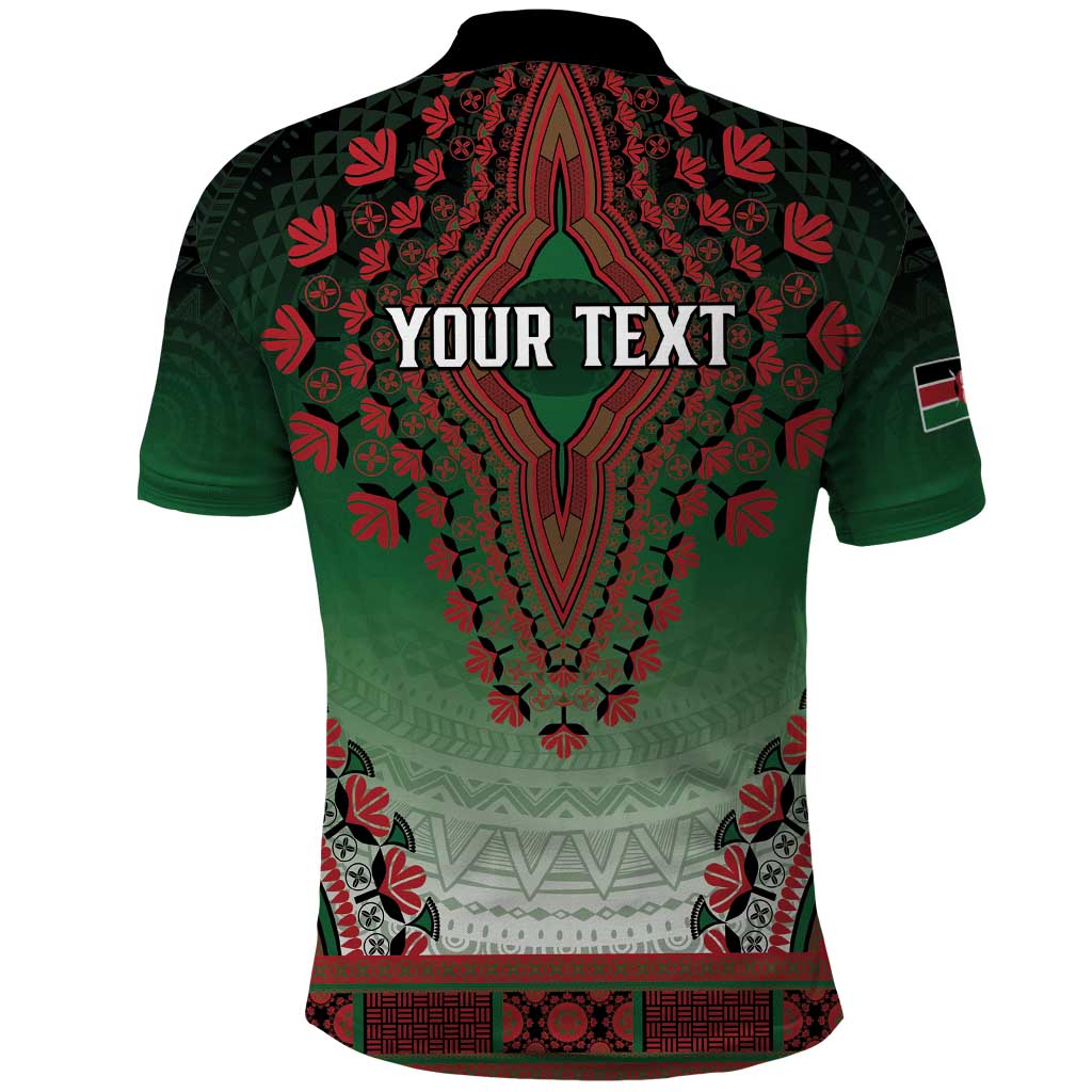 Personalized Kenya African Dashiki Polo Shirt - Wonder Print Shop