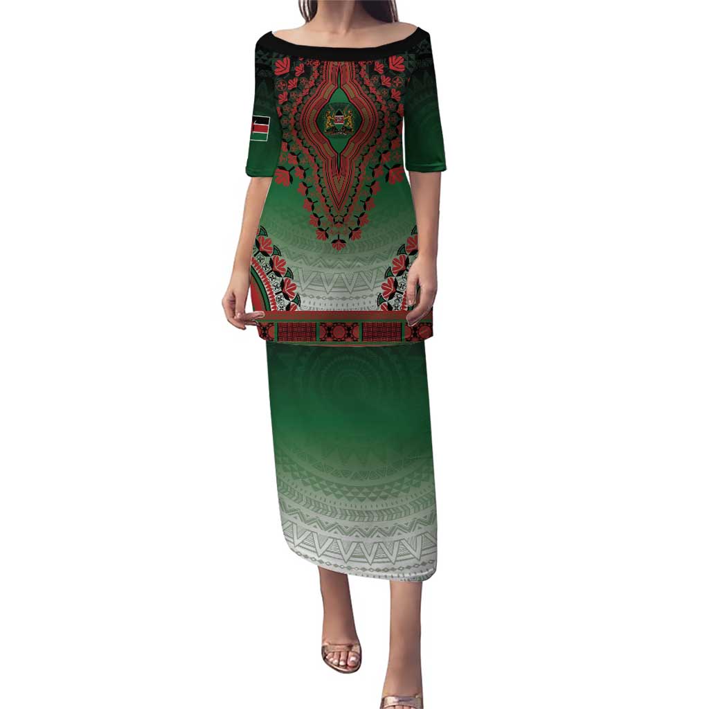 Personalized Kenya African Dashiki Puletasi - Wonder Print Shop