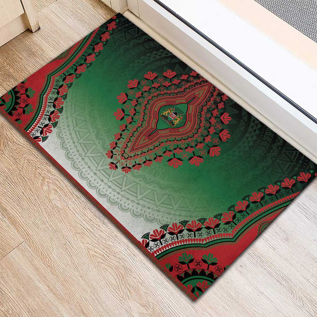 Kenya African Dashiki Rubber Doormat - Wonder Print Shop