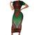 Personalized Kenya African Dashiki Short Sleeve Bodycon Dress - Wonder Print Shop