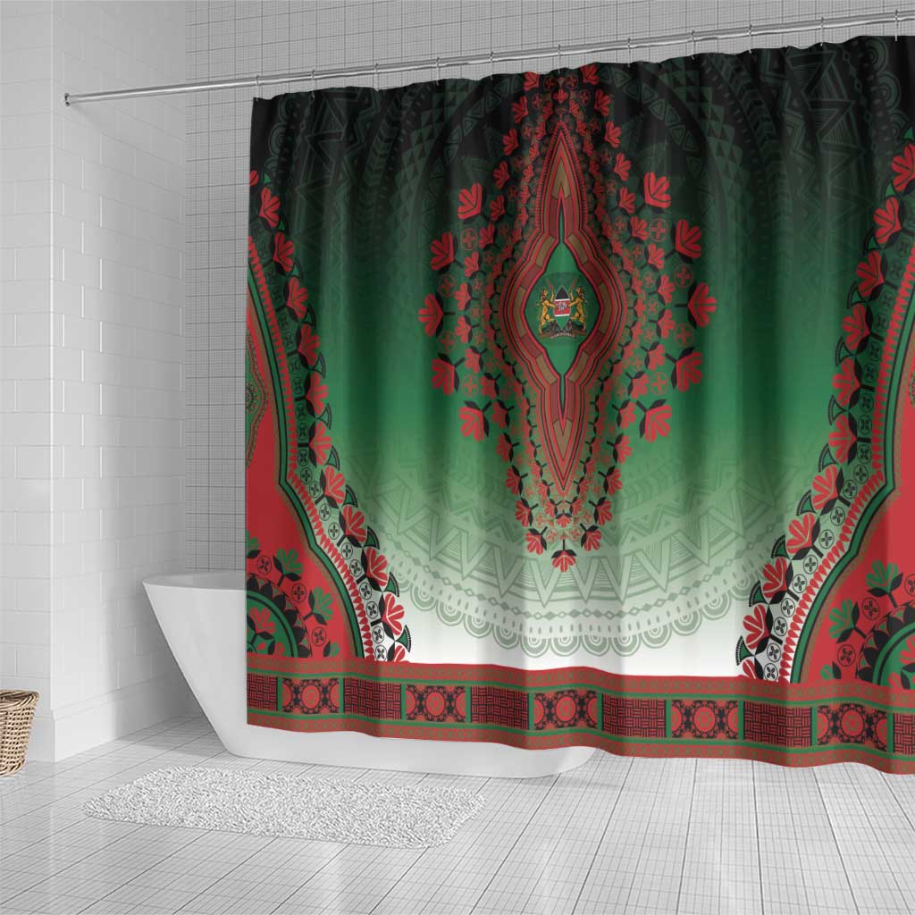 Kenya African Dashiki Shower Curtain - Wonder Print Shop