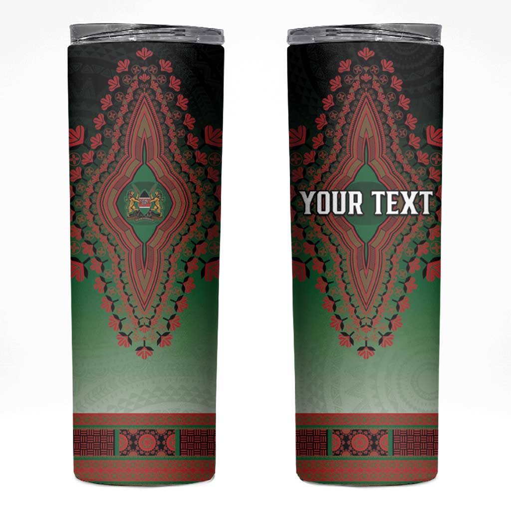 Personalized Kenya African Dashiki Skinny Tumbler - Wonder Print Shop